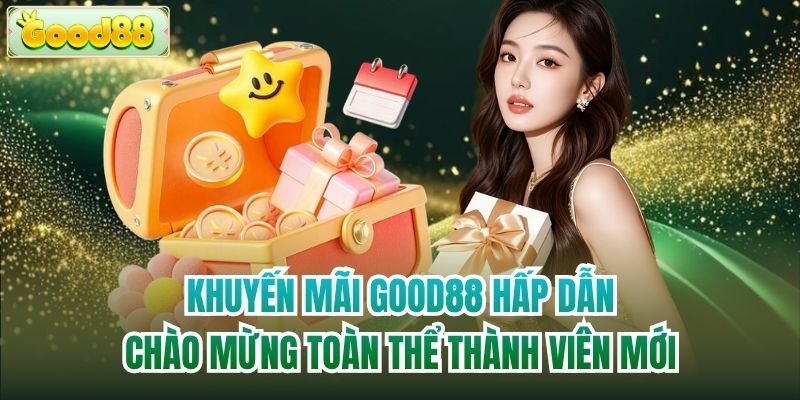 Khuyến mãi Good88 hấp dẫn chào mừng toàn thể thành viên mới